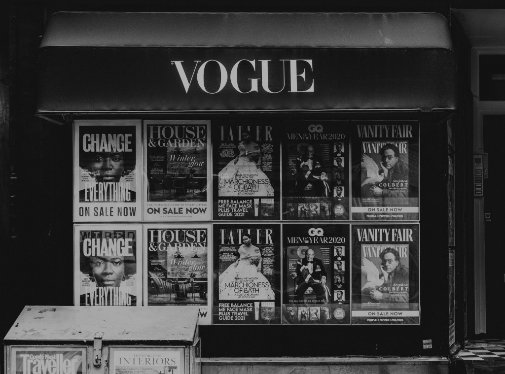 Vogue-Zeitschriften in Paris